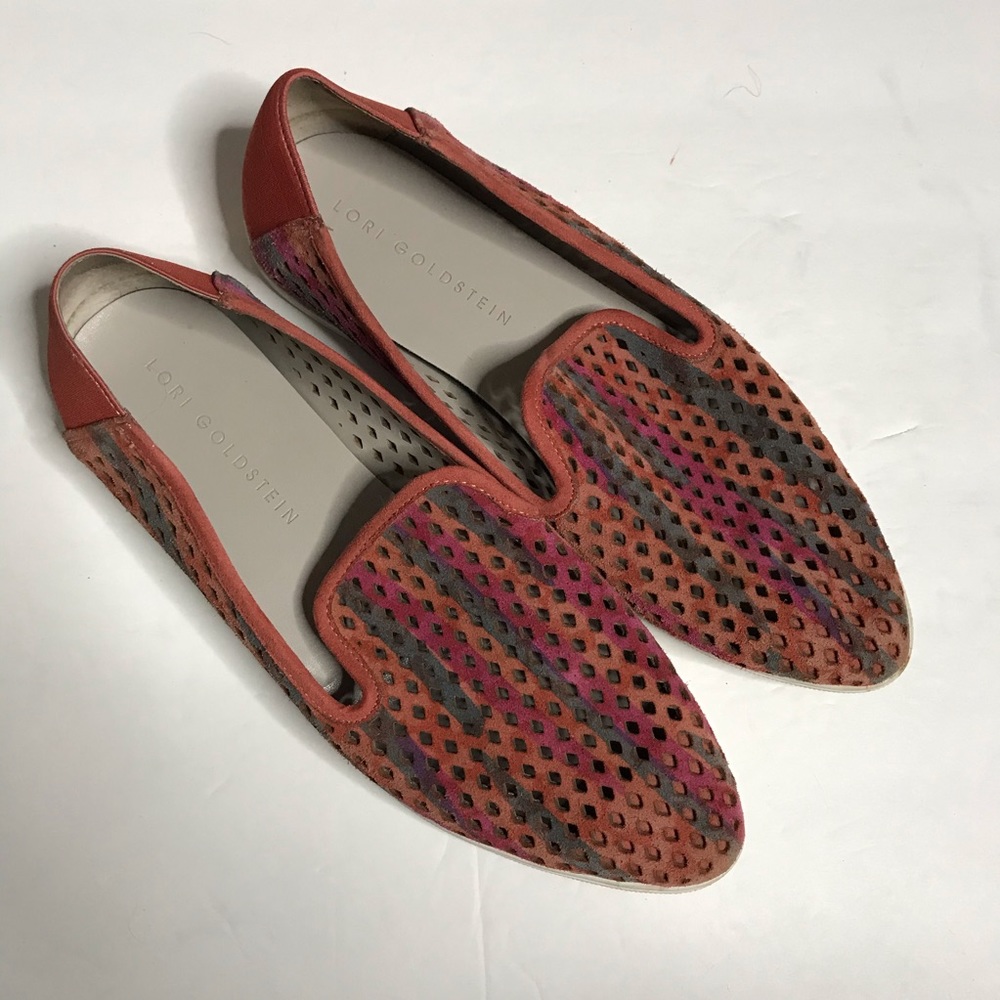 Lori Goldstein laser cut slip on loafers flats - Picture 12 of 12
